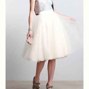 Anthropologie Tulle Tutu Skirt